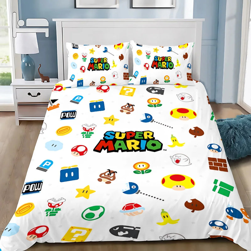 Lenjerie de pat pentru copii Super Mario