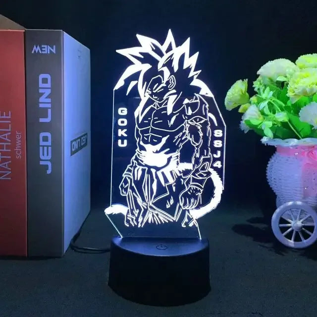 Lampă cu iluzie 3D Dragon Ball - mai multe variante