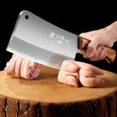 Cleaver profesional japonez din oțel inoxidabil pentru carne