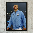 Imaginea de design a unui fotbalist - Erling Haaland