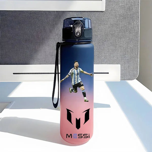 Design sticlă de apă - Lionel Messi