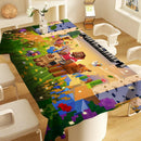 Față de masă pentru copii Minecraft - mai multe variante