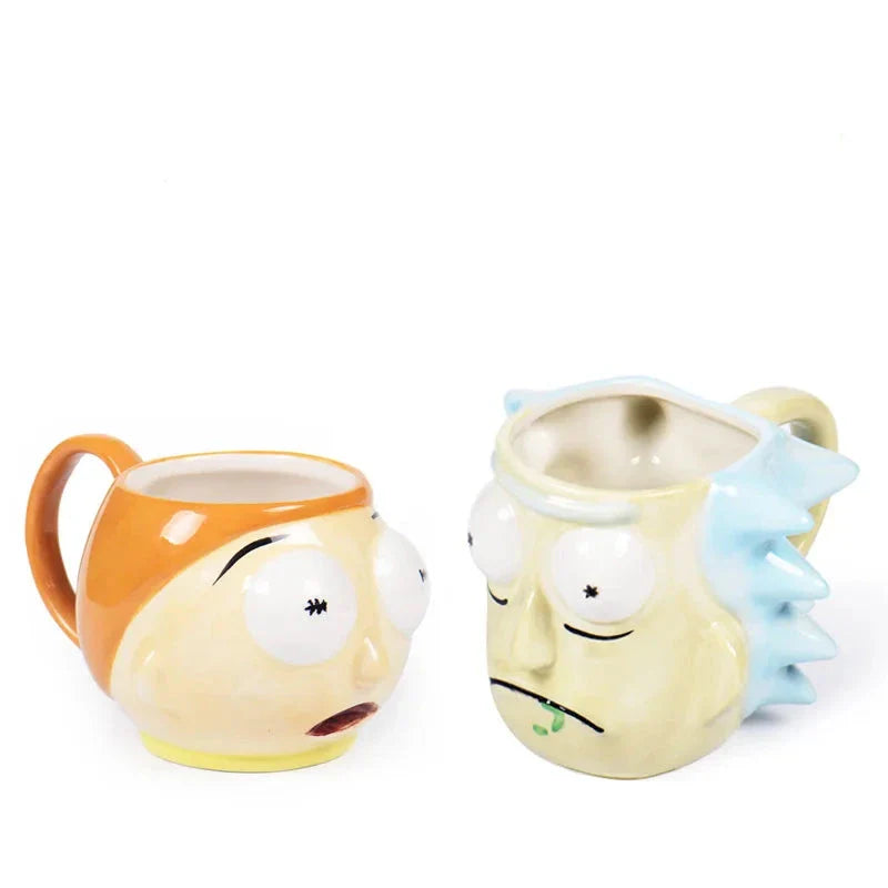 Cană cu design 3D Rick și Morty
