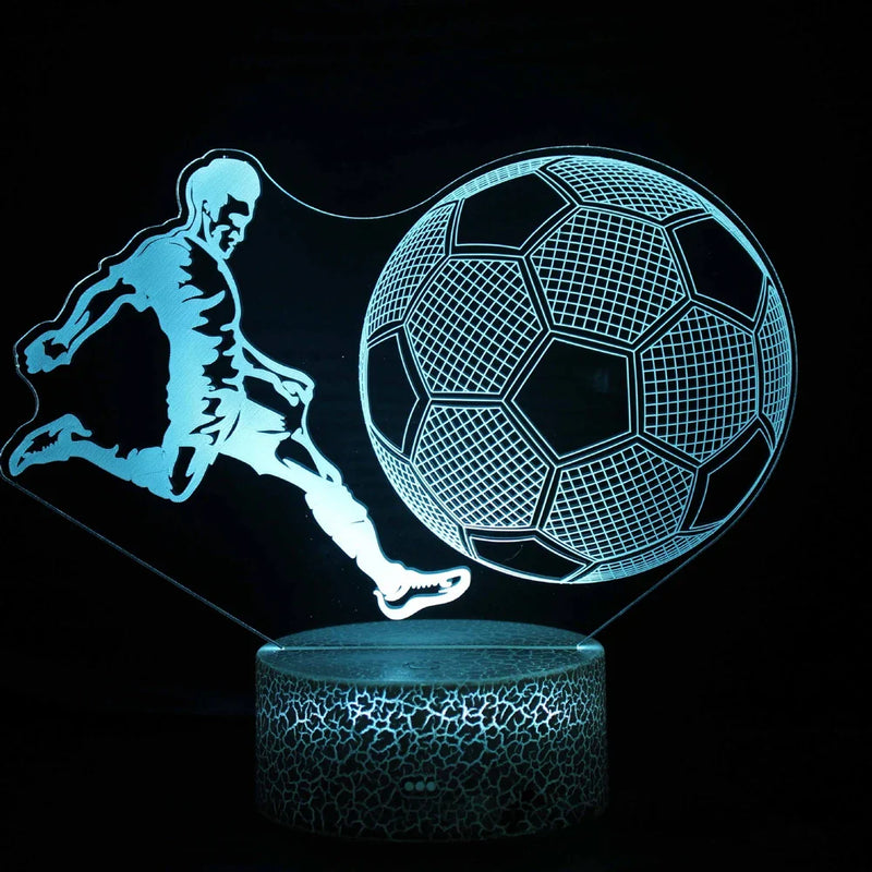 Lampă cu iluzie 3D Lionel Messi - mai multe variante