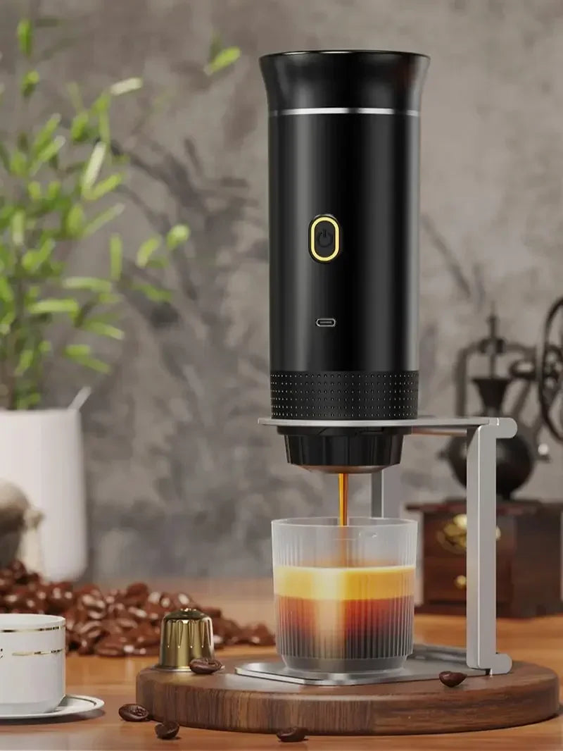 Aparat espresso portabil fără fir pentru capsule și cafea măcinată - mai multe variante