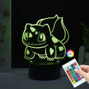 Lampă cu iluzie 3D Pokemon