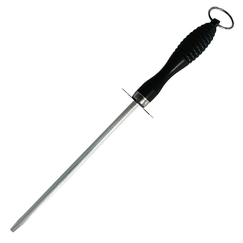 Ascuțitor de cuțite - tijă de ascuțit din oțel cu mâner ergonomic