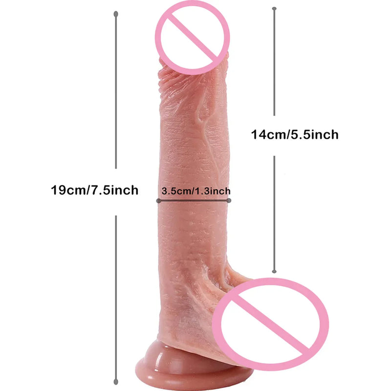 Dildo realist cu ventuză puternică - mai multe variante