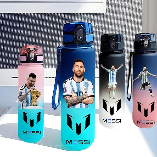 Design sticlă de apă - Lionel Messi