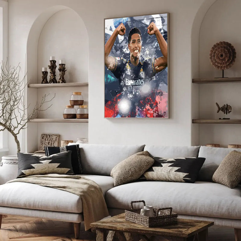Design pictură de Jude Bellingham - mai multe variante