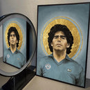 Imaginea de design a unui fotbalist - Diego Maradona
