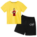 Set de vară pentru copii cu tricou și pantaloni scurți Cristiano Ronaldo - mai multe variante