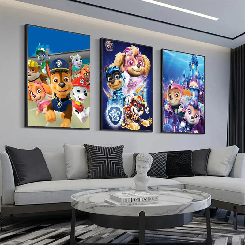 Imaginea designului Paw Patrol - mai multe variante