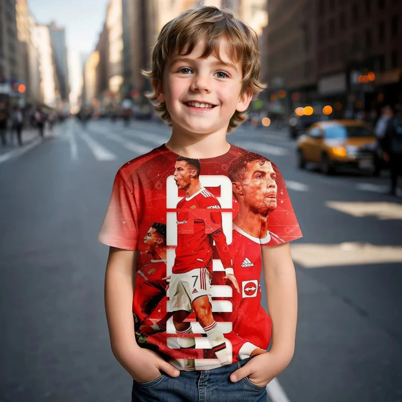 Tricou designer pentru copii - Cristiano Ronaldo