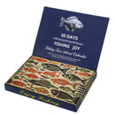 Design calendar advent - momeli de pescuit