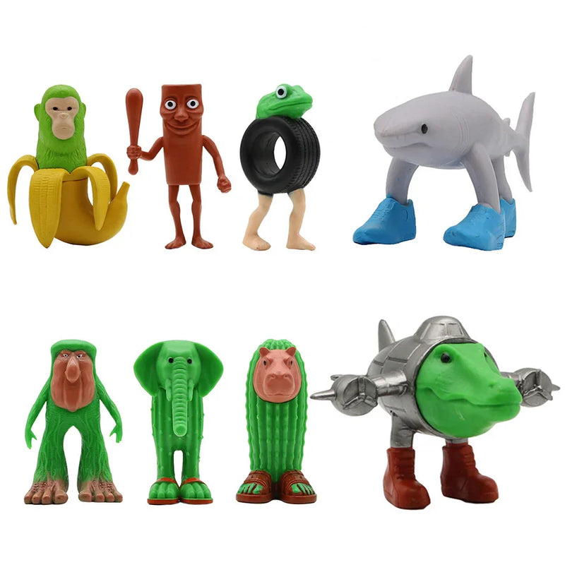 Set de figurine Brainrot italiene - 8 buc