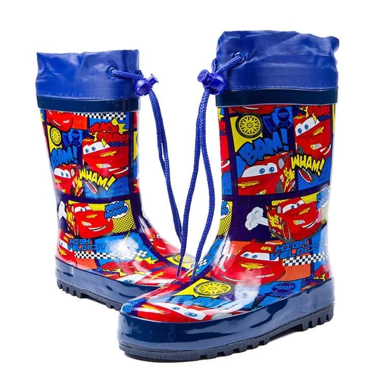 Cizme pentru copii cu talpă antiderapantă Cars 3 - Lightning McQueen