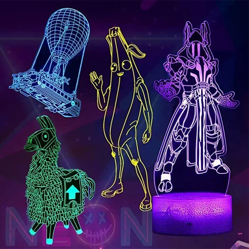 Fortnite 3D Iluzie Lampă - mai multe variante