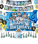 Set de petrecere de fotbal pentru ziua de naștere cu baloane Lionel Messi - mai multe variante