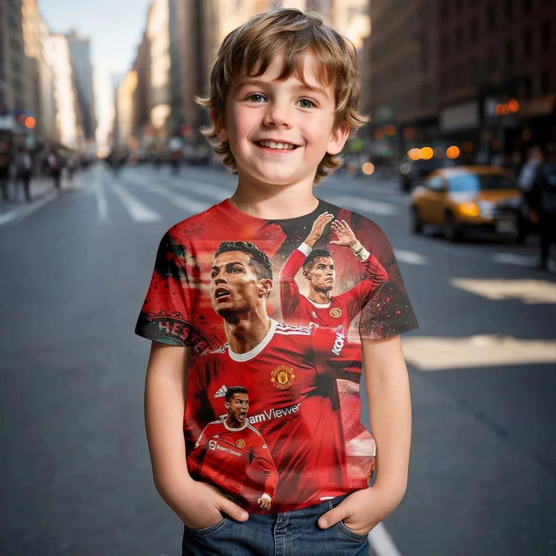 Tricou designer pentru copii - Cristiano Ronaldo