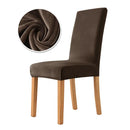 VelvetCover ™ Elastic catifea bucătărie scaun Cover - mai multe variante