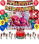 Set de petrecere de fotbal pentru ziua de naștere cu baloane Cristiano Ronaldo - mai multe variante