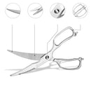 Foarfece de bucătărie din oțel inoxidabil