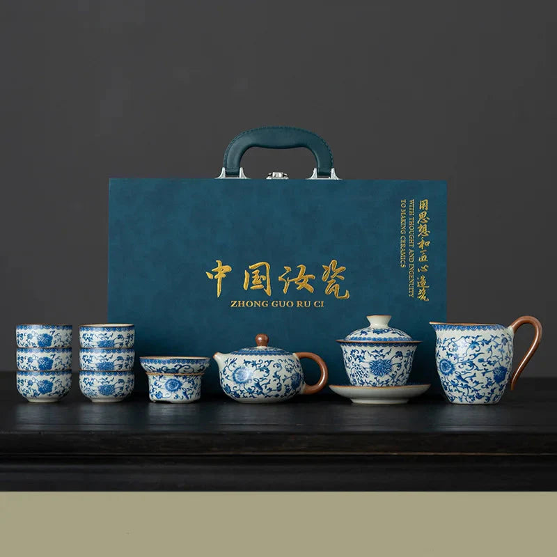 Set de ceai tradițional japonez din porțelan - Matcha