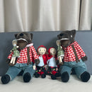 Plush Scufița Roșie și Lupul - mai multe variante