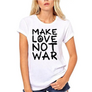 Tricou de designer pentru femei T-shirt Not War - mai multe variante