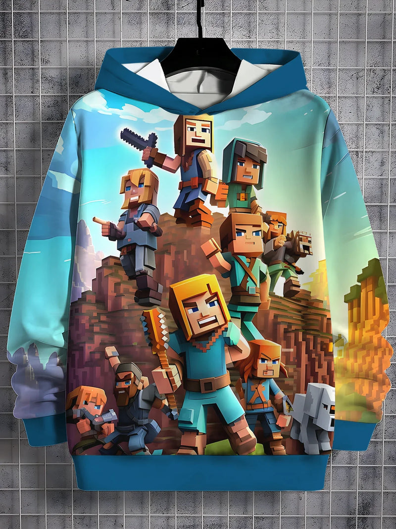 Designer Kids Sweatshirt Minecraft - mai multe variante