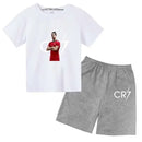 Set de vară pentru copii cu tricou și pantaloni scurți Cristiano Ronaldo - mai multe variante