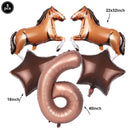 Baloane aniversare cu motiv de cal - mai multe variantenaro