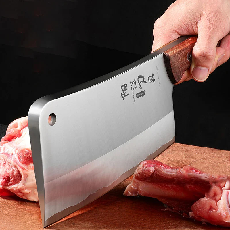 Cleaver profesional japonez din oțel inoxidabil pentru carne