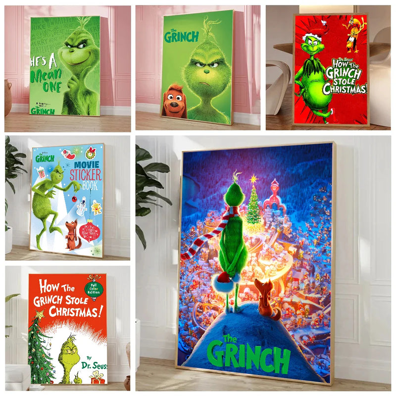 Design de Crăciun imagine Grinch - mai multe variante