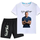 Tricou de vară pentru copii și pantaloni scurți Kylian Mbappé - mai multe variante
