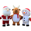 Design costum Crăciun - Moș Crăciun, ren și om de zăpadă