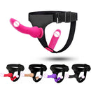 Dildo dublu strap-on cu curea - mai multe variante
