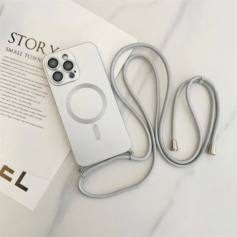 Curea Crossbody cu husă pentru iPhone 15-17 Air/Pro/Pro Max