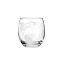 Decanter de lux în formă de glob - set cadou pentru whisky cu bază din lemn