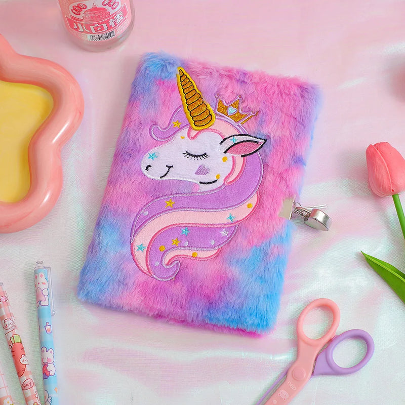 Fete Plush Jurnal Unicorn - mai multe variante