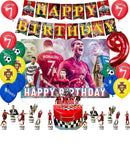 Set de petrecere de fotbal pentru ziua de naștere cu baloane Cristiano Ronaldo - mai multe variante