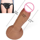 Dildo din silicon cu ventuză puternică - mai multe variante