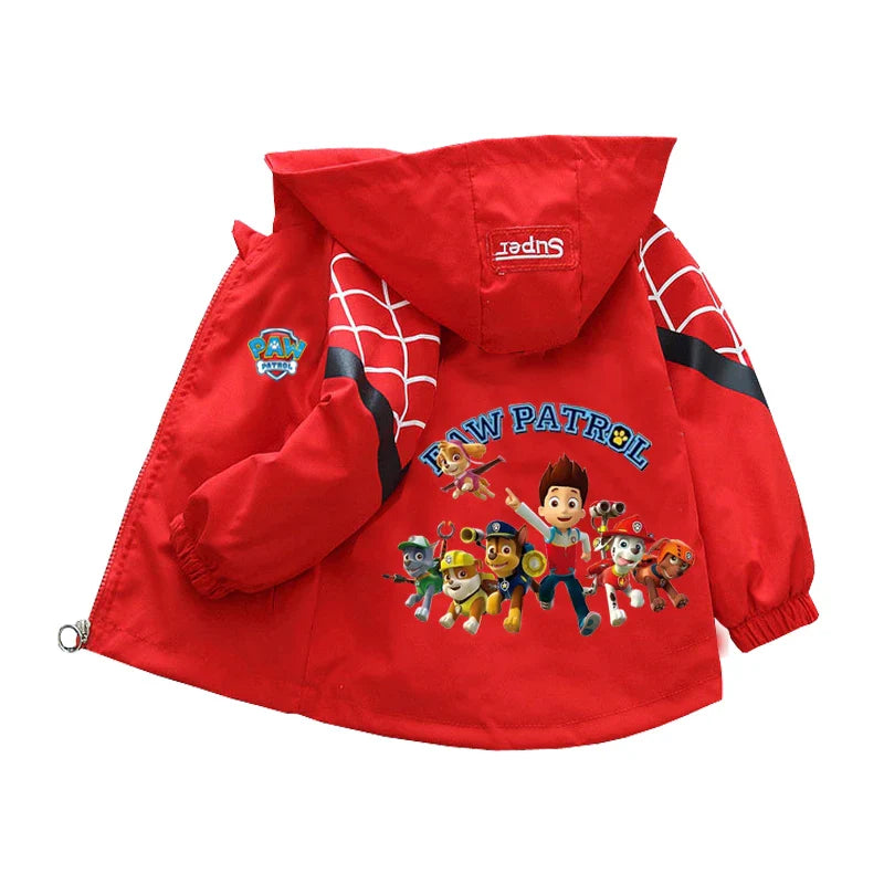 Jachetă de primăvară/toamnă pentru copii cu glugă Paw Patrol - mai multe variante