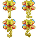 Winnie The Pooh Baloane de ziua de naștere - mai multe variante