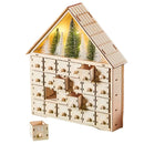 Calendar advent din lemn de umplut