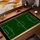 Tastatură și mouse pad - teren de fotbal