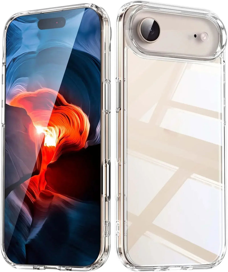 Husă subțire transparentă pentru iPhone Air, 17, 17 Pro, 17 Pro Max