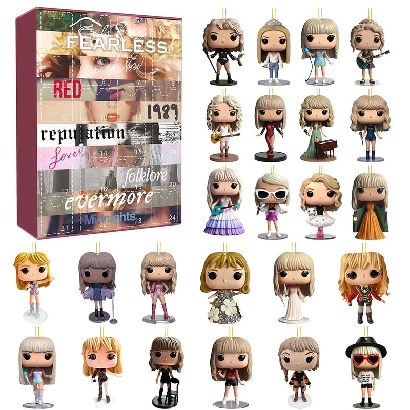Calendar de Advent cu ornamente pentru copac - Taylor Swift - mai multe variante