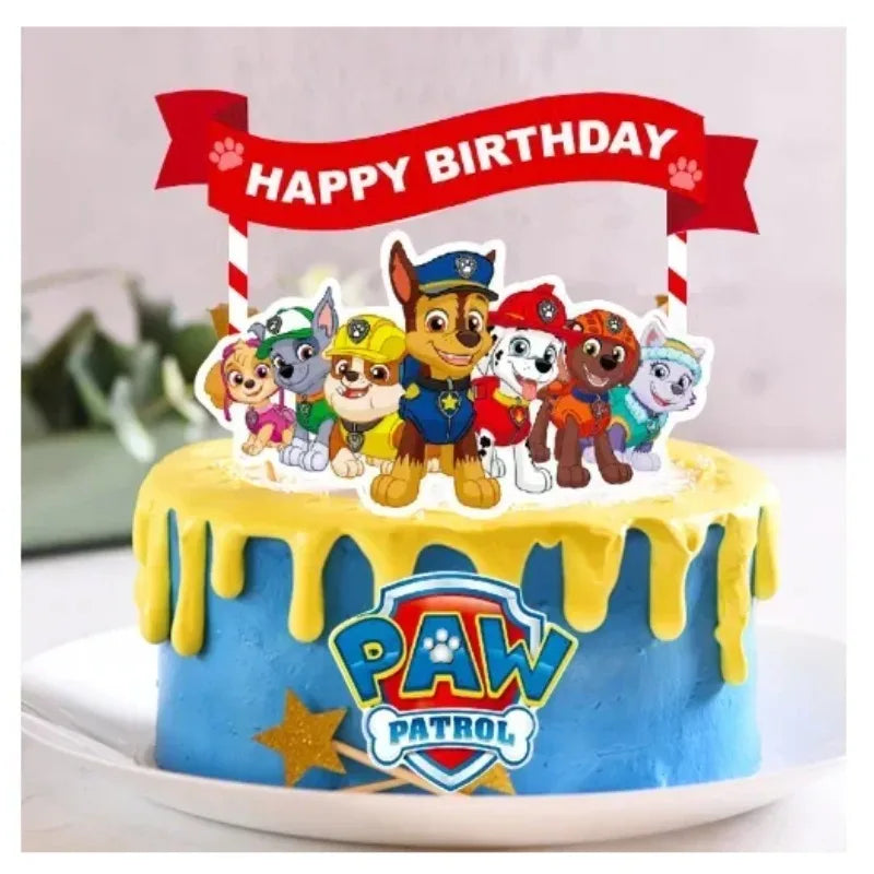 Decorațiuni pentru tort Paw Patrol